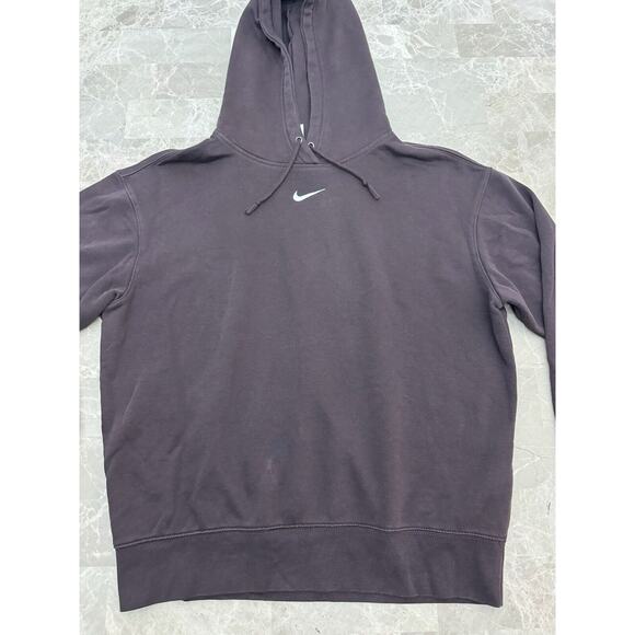Nike Center Swoosh Hoodie Small Brown Travis Scott Sweatshirt Sweater - Picture 1 of 11